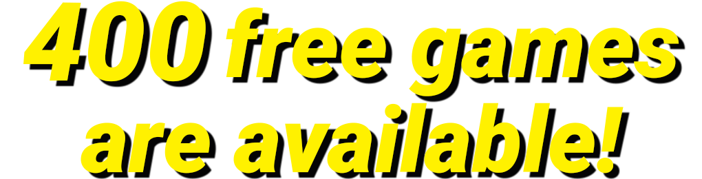 400 free games are available!